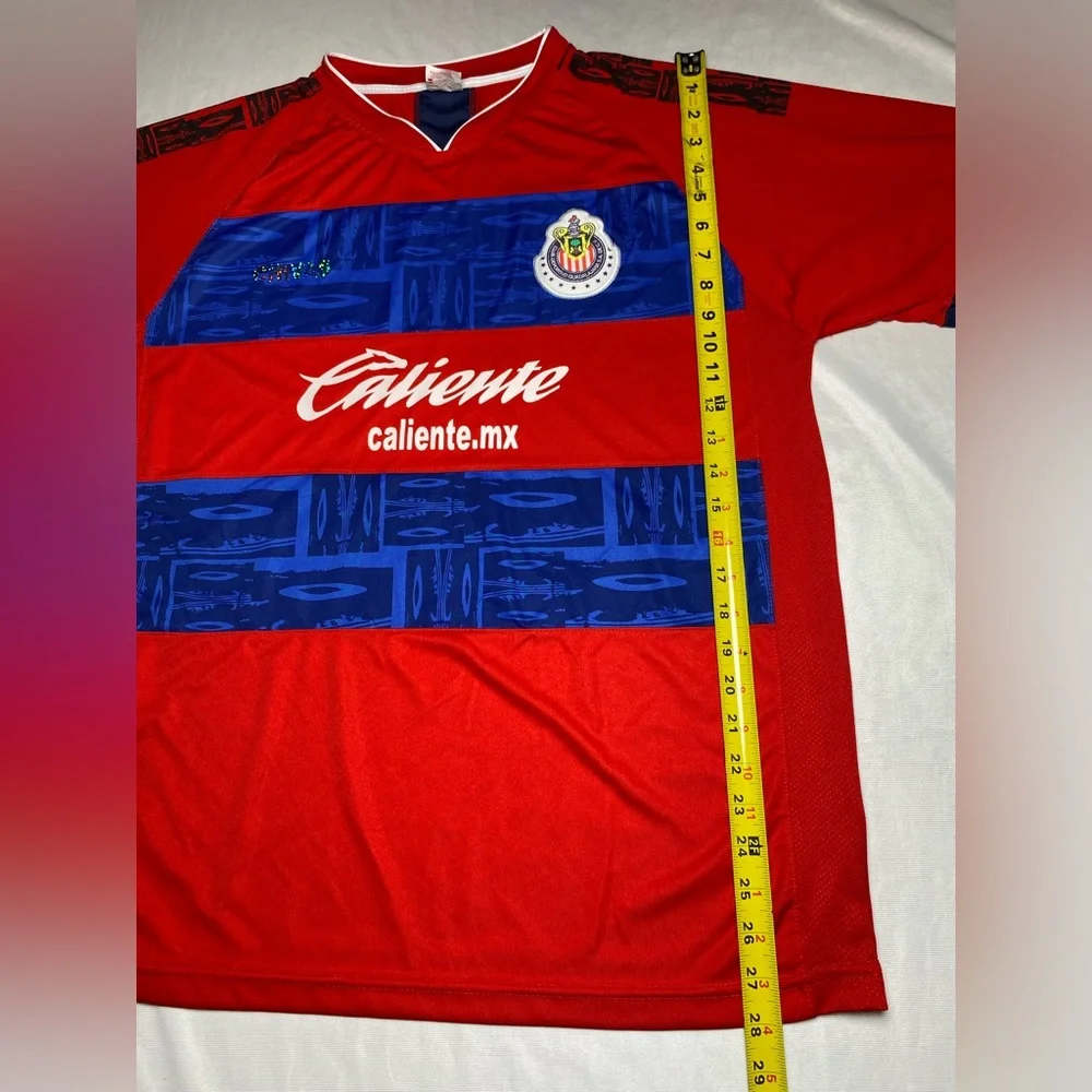 Vintage Chivas Of Guadalajara Caliente Football Soccer‎ Jersey Size Men’s LARGE